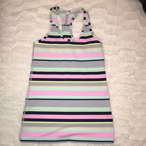 Size 12 ivivva tight striped tank top